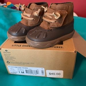 SPERRY Duck Boots Size 1M